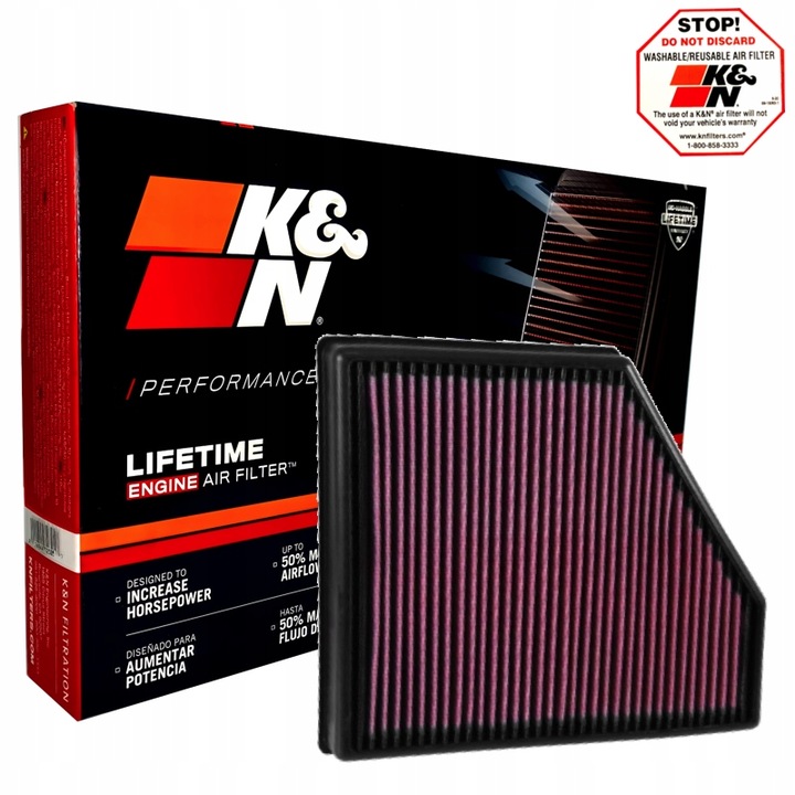 фото №1, K&n фільтр повітря 33-5047 chevrolet camaro