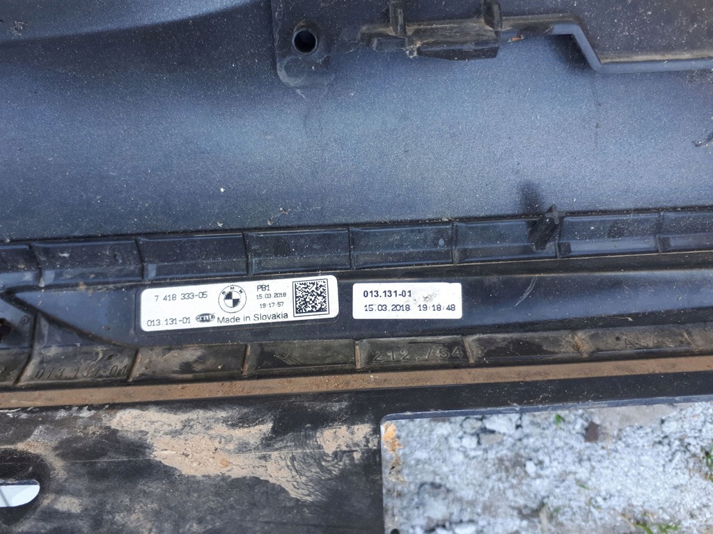 фото №8, Молдинг порог левая порог левый bmw 6 g32