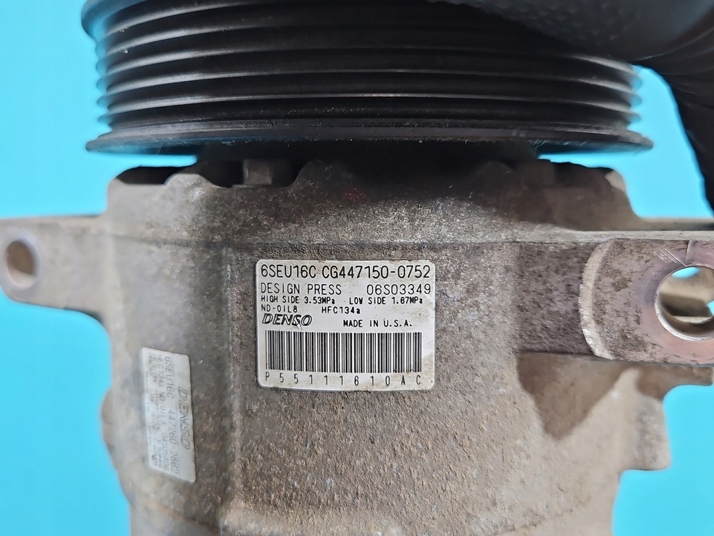 фото №8, Компрессор кондиционера компрессор jeep compass i 06-16 447260-2862