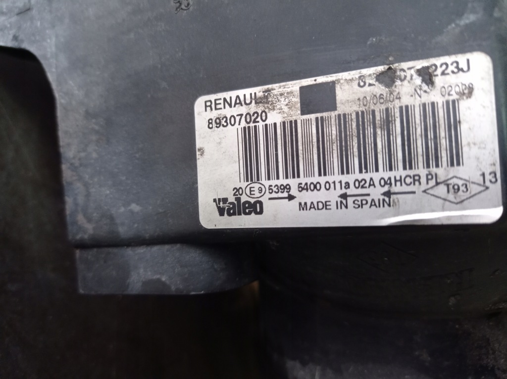 фото №6, Renault megane ii - лампа перед правая uk