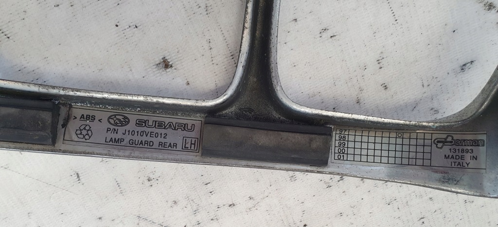 фото №7, Subaru forester 97- накладка na фара задняя левая org