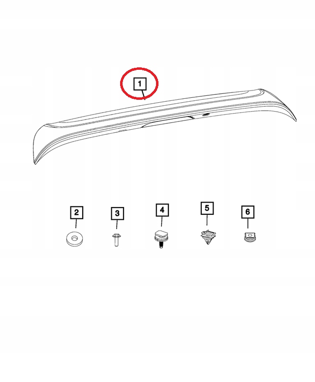 фото №1, Chrysler pacifica спойлер спойлер козырёк крышки