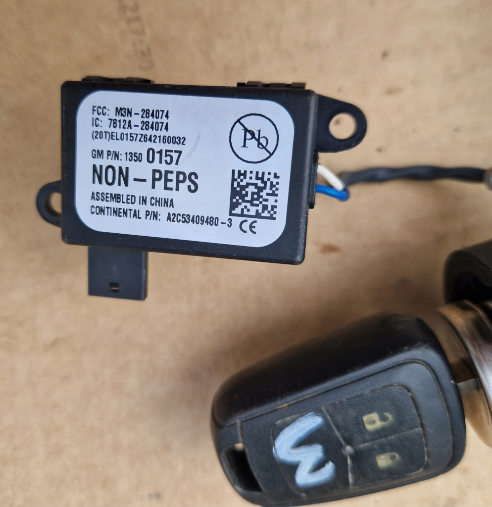 фото №6, Opel astra j 4 iv 1.6 блок управления двигателя замок зажигания ключ 12657461 absw ac