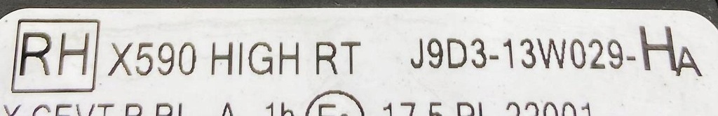 фото №10, Лампа фара правый led matrix jaguar i-pace x590 j9d3-13w029-ha