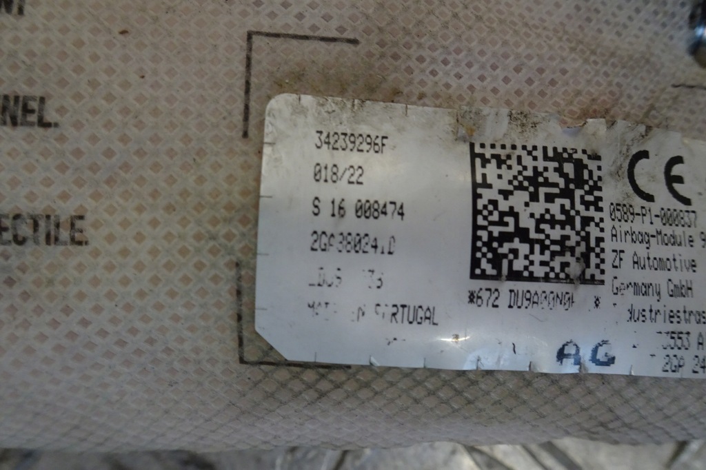 фото №2, Vw t-roc - подушка сиденье левая 2ga880241d