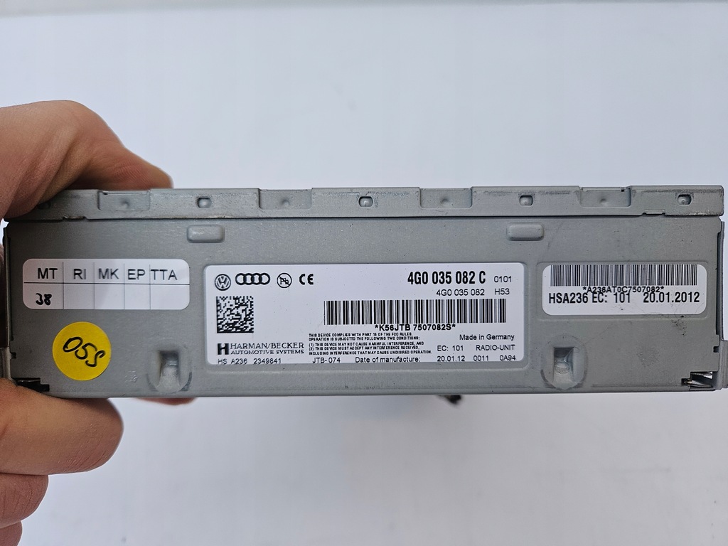 фото №3, Блок управления тюнер радио радио audi a6 c7 a7 4g