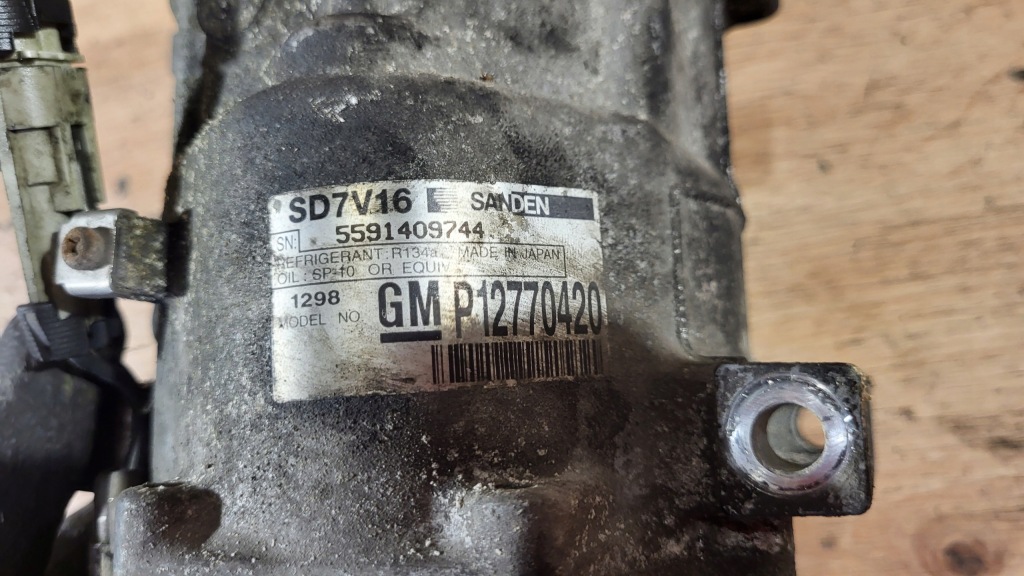 Компрессор klimetyzacji saab 93 ii рестайлинг  07- 1.9 ttid 12770420 в Украине