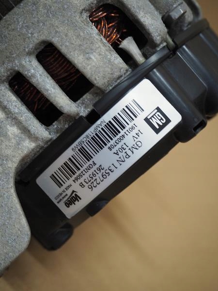 фото №3, Генератор opel adam 1.4 b