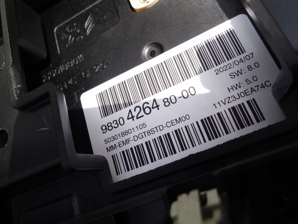 фото №8, Citroen c5 aircross 2022 радио навигация дисплей europa оригинал