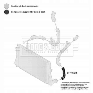 Шланг turbo vag golf passat eos a3 2.0d bth1628 Цена