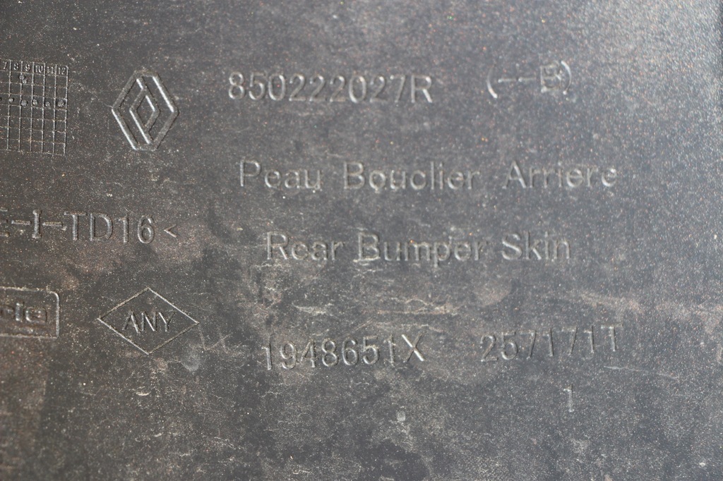 фото №11, Dacia duster lift ii бампер задня задній +молдинг хром 6xpdc колір teepy 18+