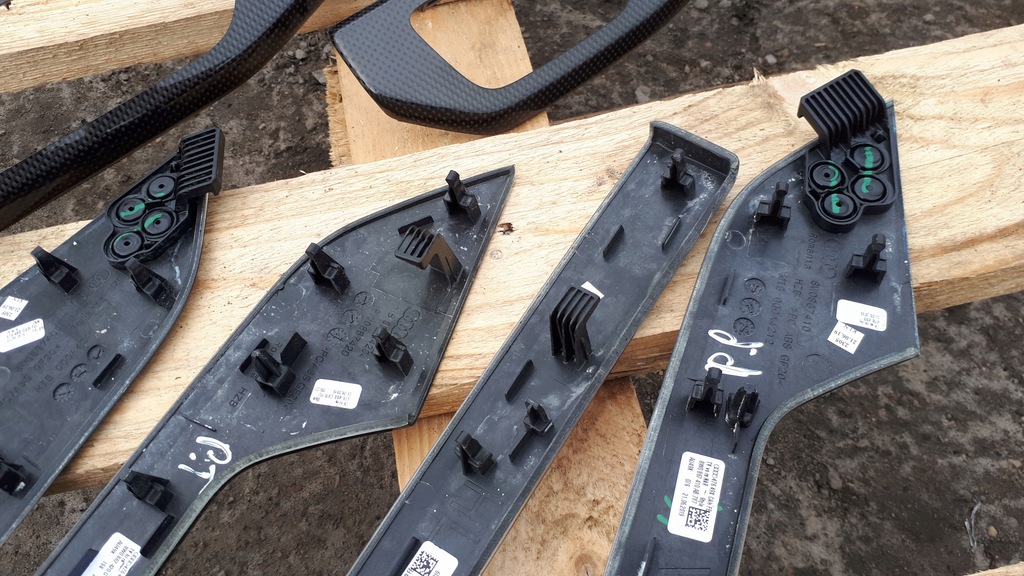 фото №10, S4 b9 a4 8w накладки декоры карбон дверь панели eu