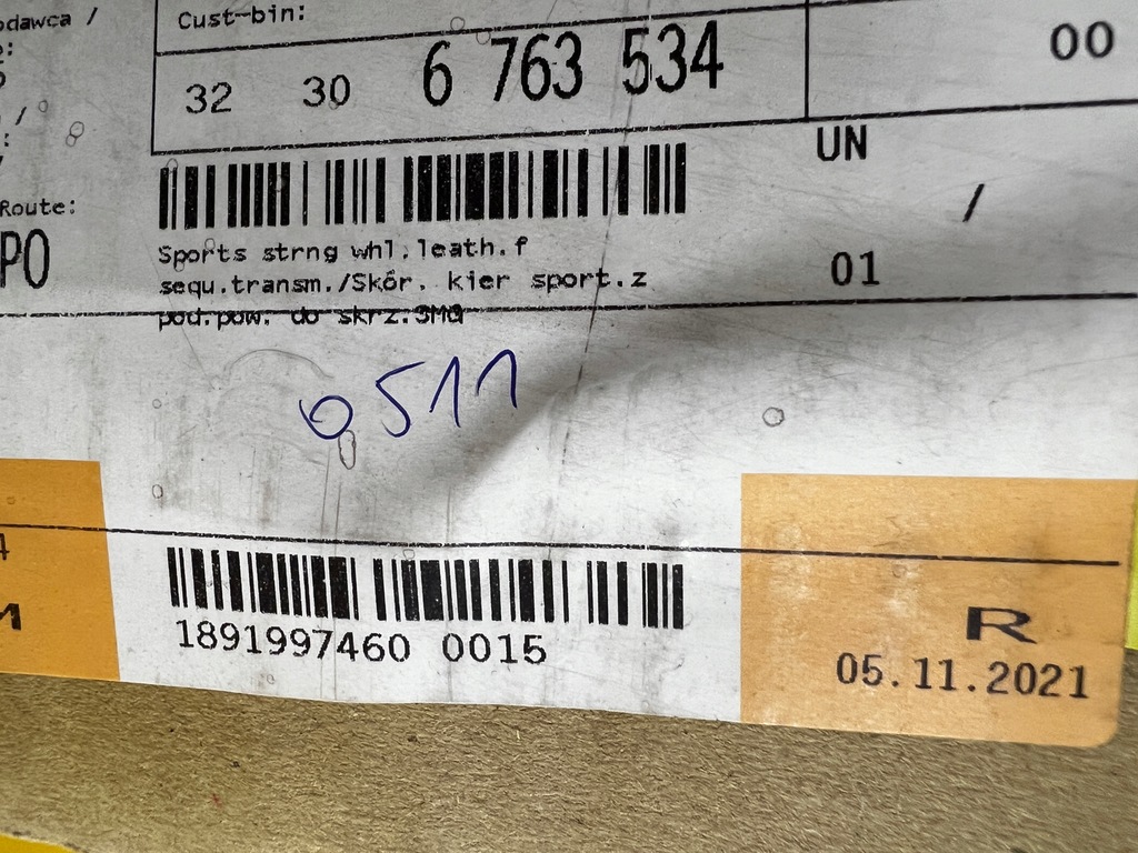 фото №16, Воздуховод кожаный sport. многофункциональный. кузов. smg bmw z4 roadster e85 nowa oem