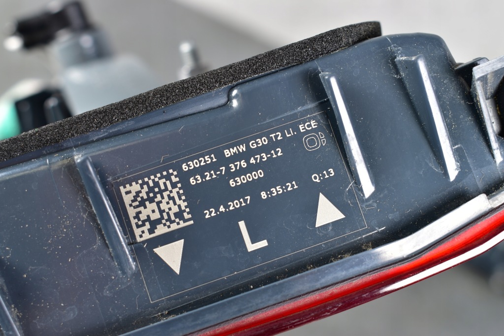 фото №14, Bmw 5 g30 m5 f90 лампа лампы задние задняя правая левая led europa eu демонтаж