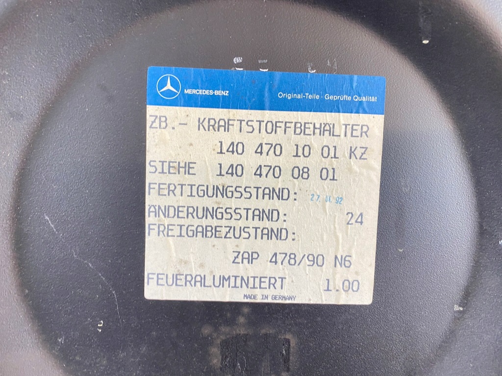 Бак топлива bak mercedes w140 se 1404701001 1404700801 Недорого