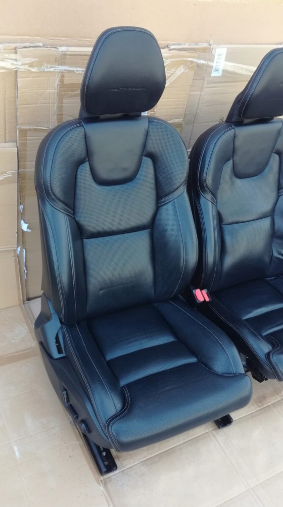 фото №8, Volvo xc90 ii сидіння заднє сидіння тунель обшивки двері вентильовані масаж комплект