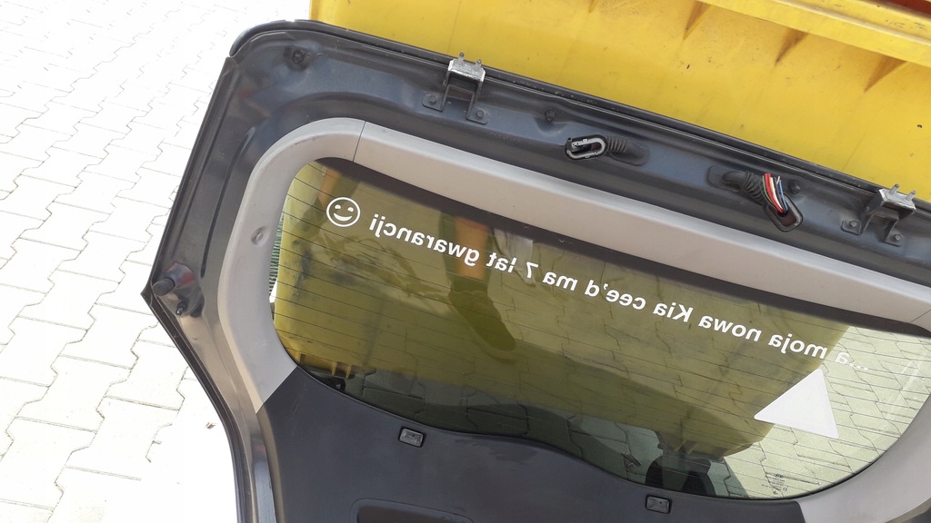 фото №7, Kia pro ceed i 07-12 3дверь задняя крышка багажника задняя