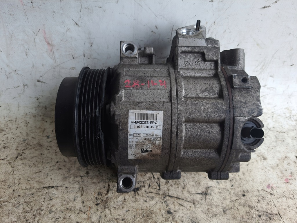 фото №1, Mercedes компресор ac a0022304511