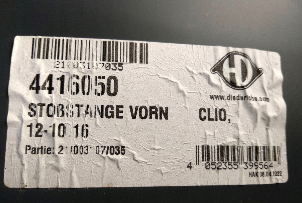 фото №11, Бампер перед renault clio iv 2012-2016 4416050