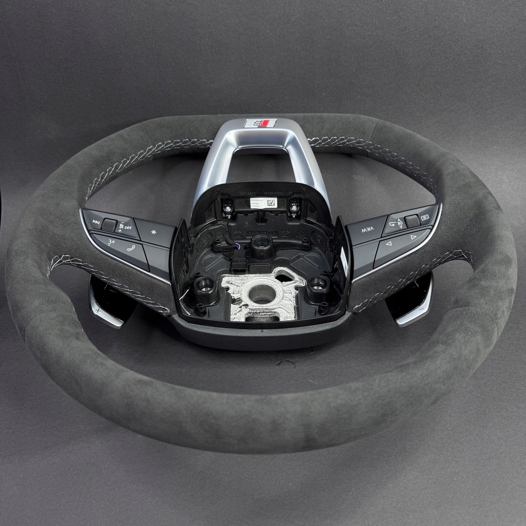 фото №9, Audi rsq8 sq8 q8 q7 sq7 4m8 воздуховод alcantara серая нитка лепестки переключения rs