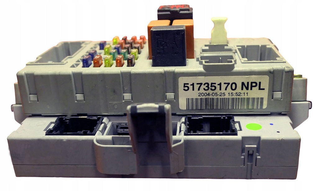 фото №1, Коробка предохранителей fiat punto ii 51735170 npl + программирование