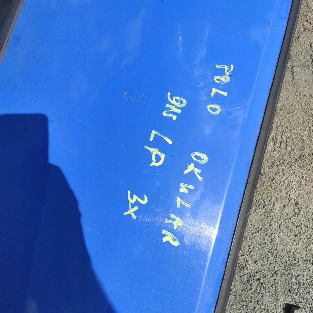 фото №4, Дверь левая левый перед vw polo 4 9n панель фары 3x дверь