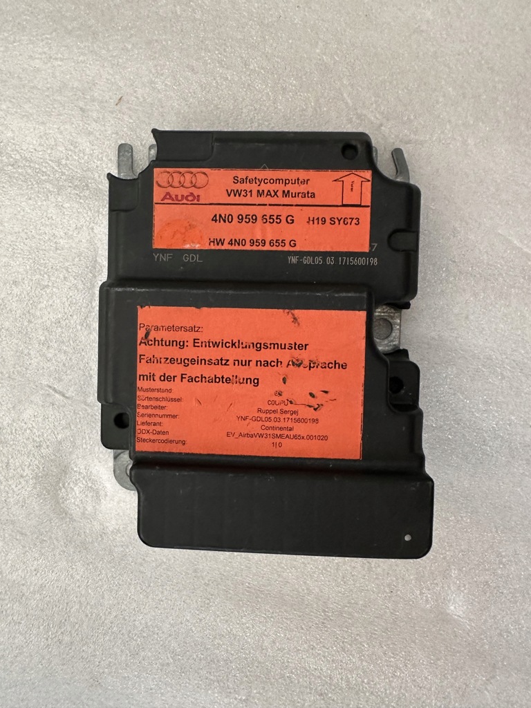 фото №1, Модуль блок керування подушка безпеки audi 4n0959655g