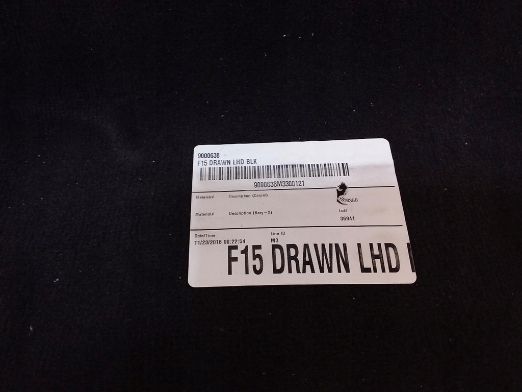 фото №4, Bmw x5 f15 f85 коврик обшивка пол