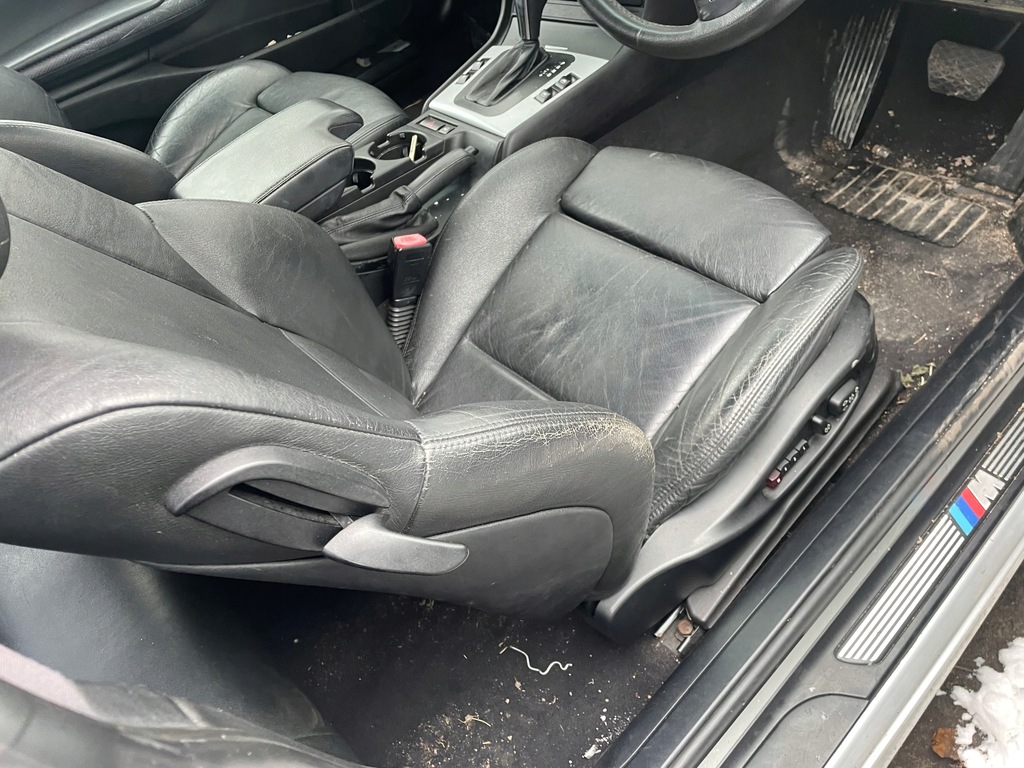 фото №6, Сиденья заднее сиденье обшивки bmw e46 coupe sportsize m набор кожа czarna bdb состояние