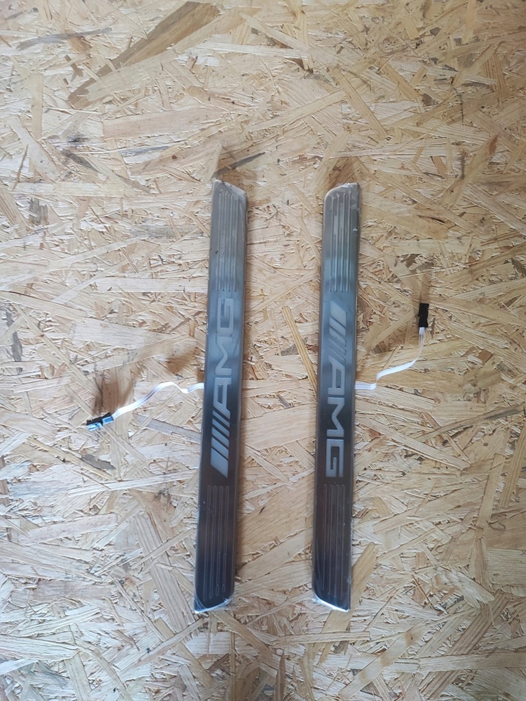 фото №1, Mercedes 45s amg w177 накладки пороговые