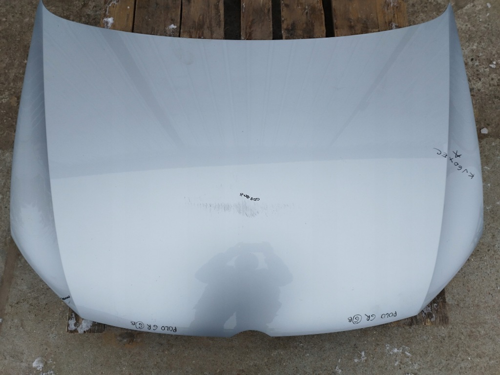 Капот крышка двигателя vw polo 6r v 5 hb lata 2009-2014 оригинал цвет la7w Недорого