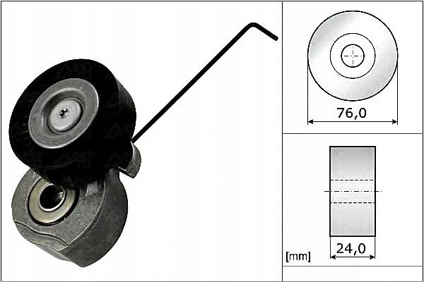 фото №2, Ina napcz ремінь клиновий wiel. volvo s60 ii v70 3