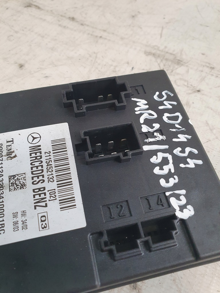 фото №5, Блок управления модуль сиденье 2115452132 mercedes w211 2.7cdi 03r.