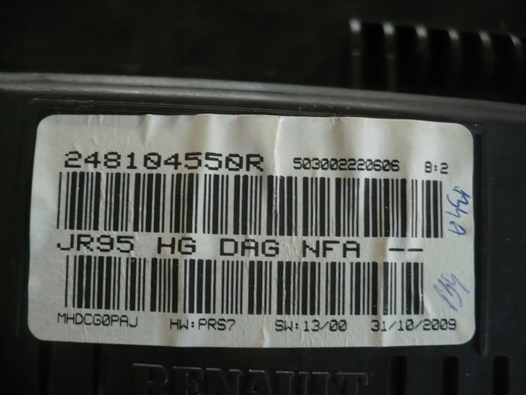 фото №3, Дисплей счетчик renault scenic iii 1.9dci