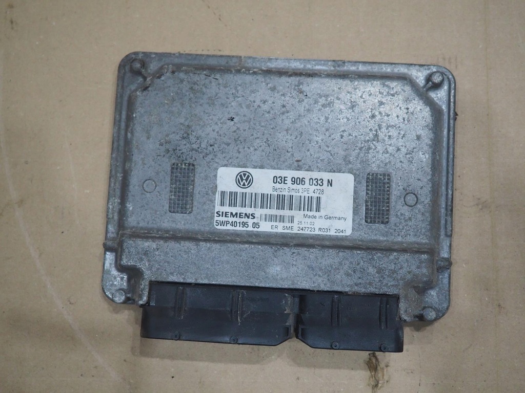 фото №12, Бортовой компьютер двигателя 03e906033n vw polo 9n