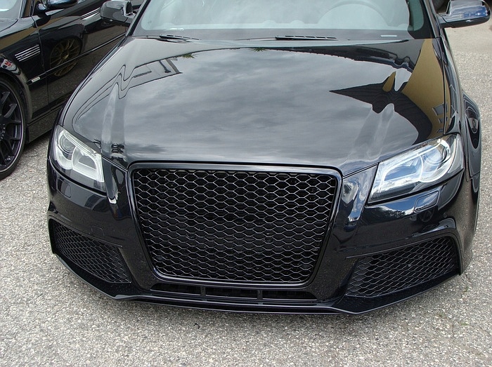 фото №5, Audi a3 8p lift 08-12 решётка радиатора решётка радиатора rs look блеск