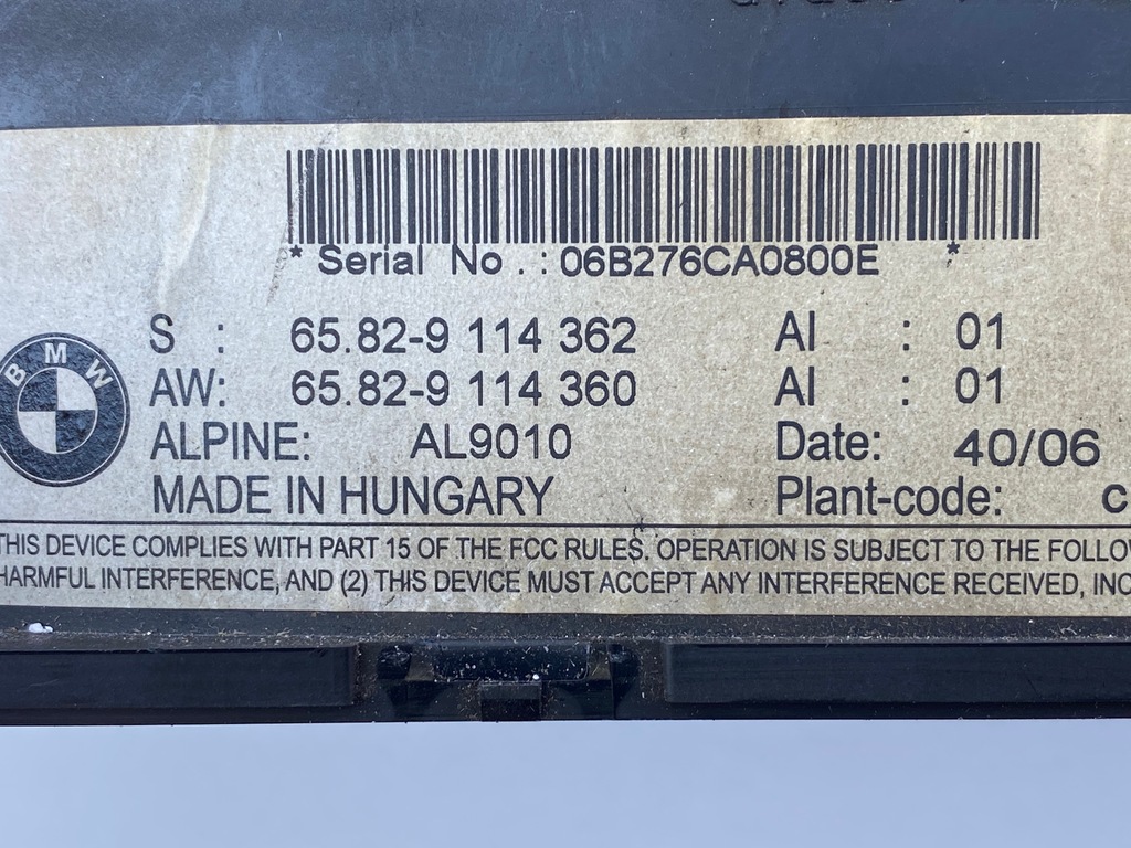 фото №6, Дисплей екран навігації bmw e90 65.82-9114362