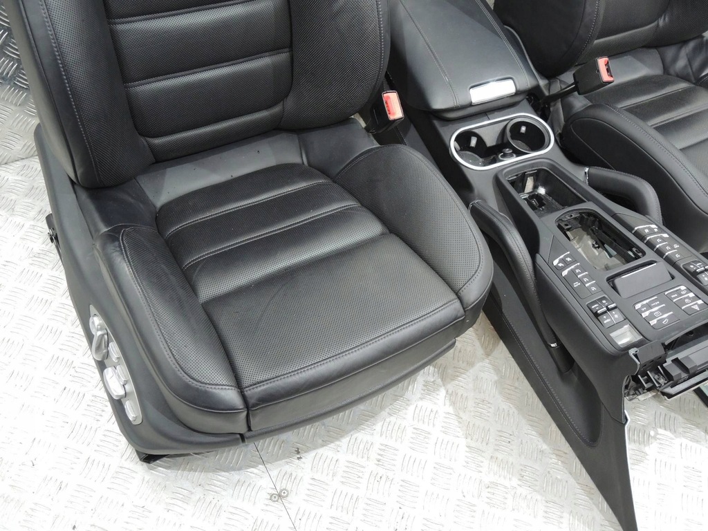 фото №10, Сиденья i обшивки кожа porsche cayenne 92a 7p5 lift turbo burmester