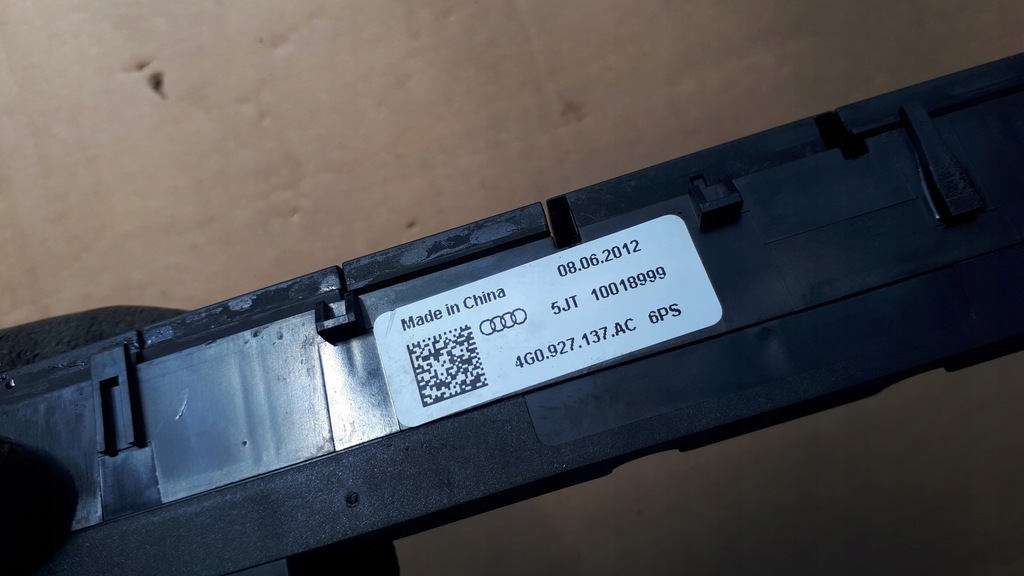 фото №6, S6 c7 4g a6 панель кнопок 4g0927137ac шторка