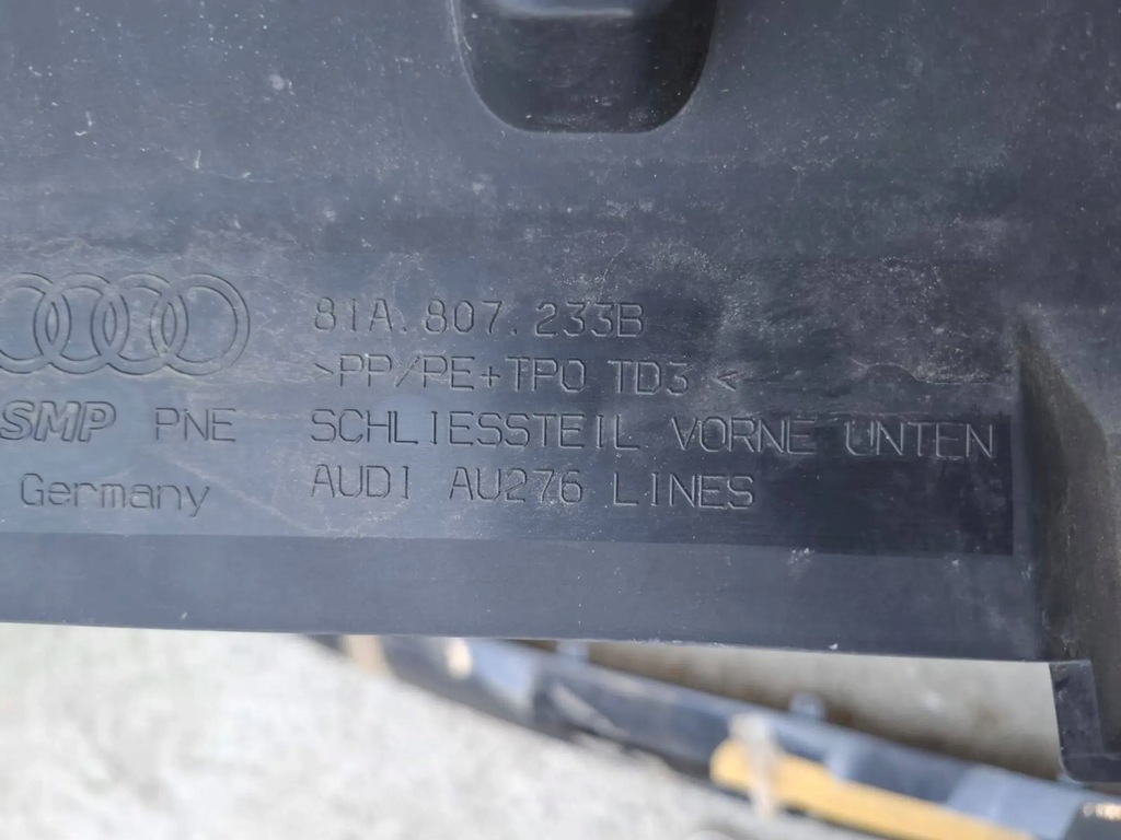 фото №8, Audi q2 81a807233b спойлер бампера ліва частина бампера елементи