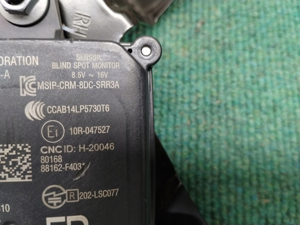 фото №7, Радар датчик мертвого pola правый левый кронштейн toyota c-hr lift 88162-f4031