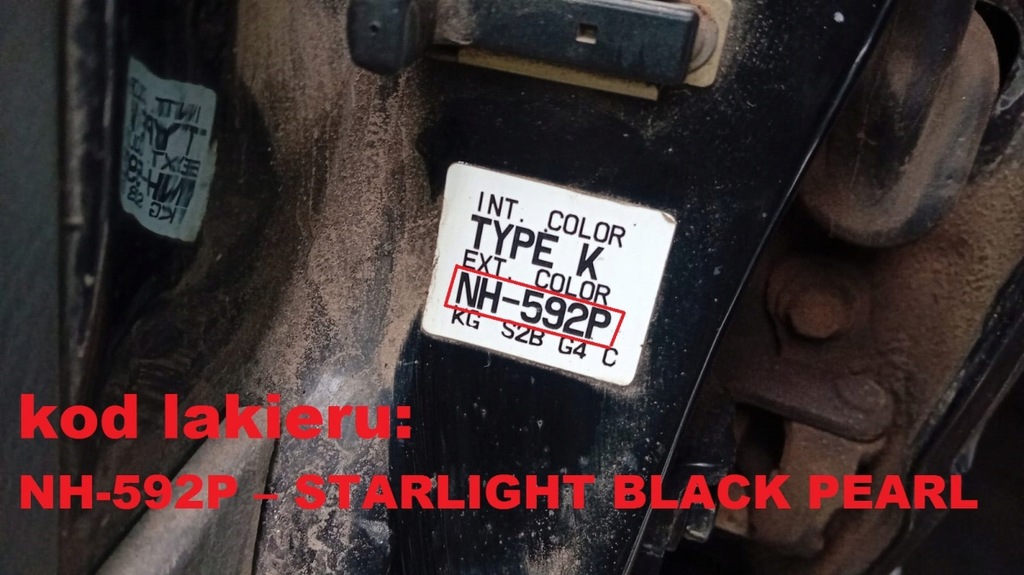 фото №11, Дверь левая перед nh-592p honda crv cr-v i rd1 95-99