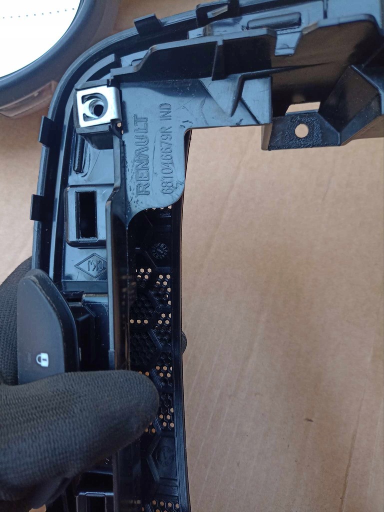 фото №3, Рамка консоли обдув навигации радио renault clio iv
