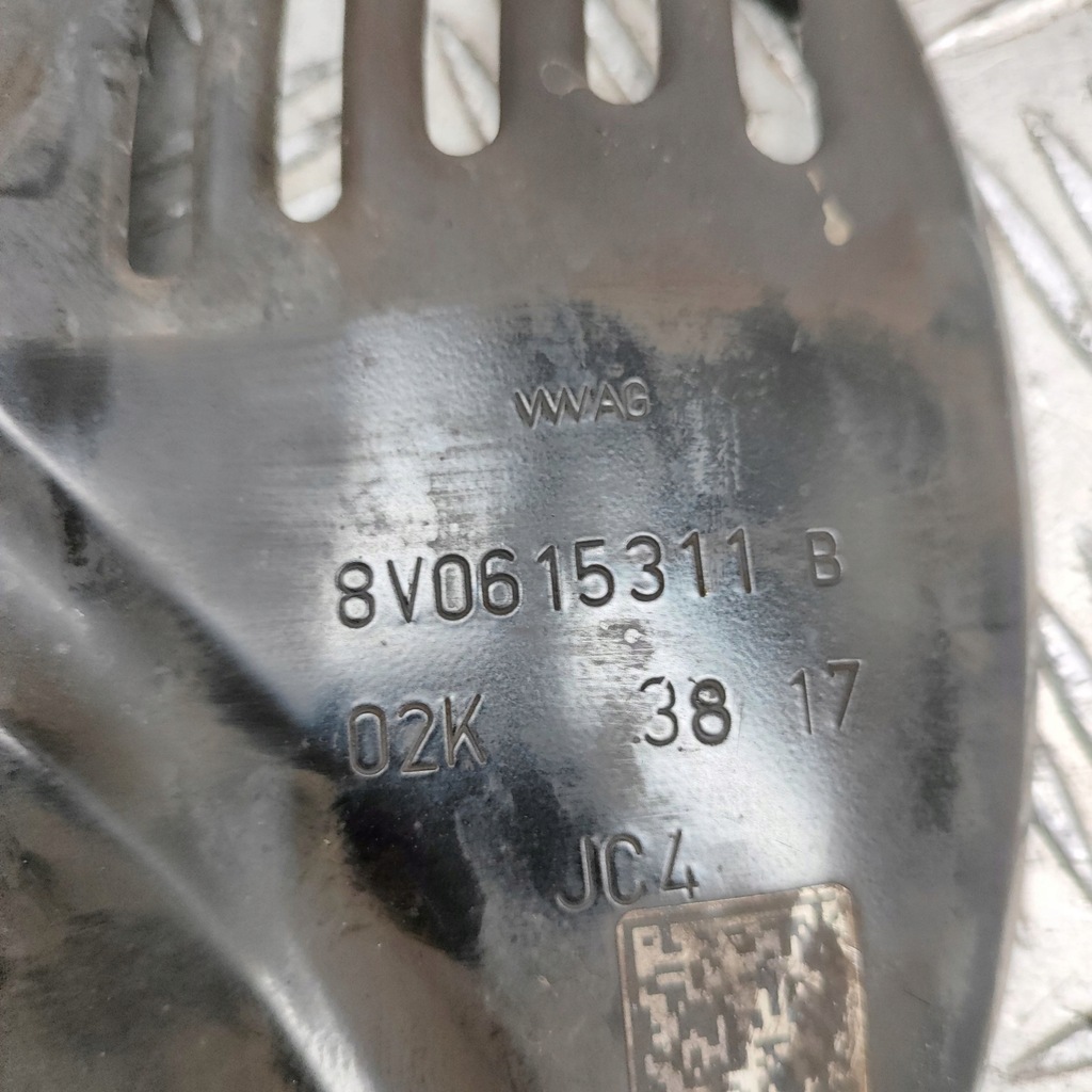 фото №6, Audi rs3 2017 левая сторона защита передней диск тормозной