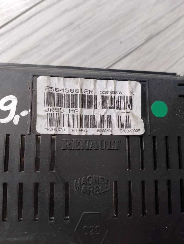 фото №3, Дисплей радио renault scenic iii 250450012r