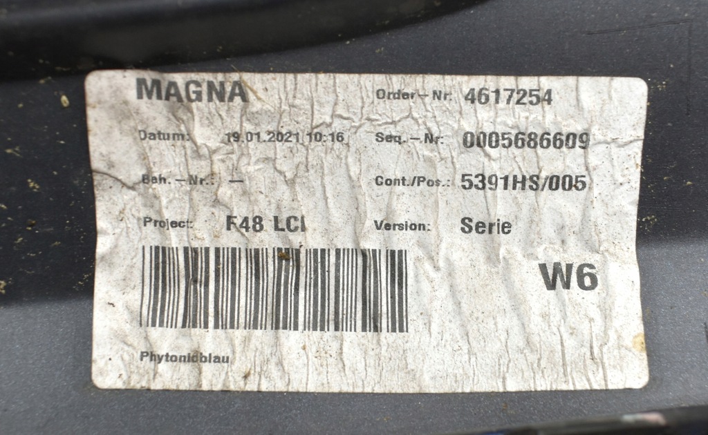 фото №8, Bmw x1 f48 lift lci бампер перед передній org + dół