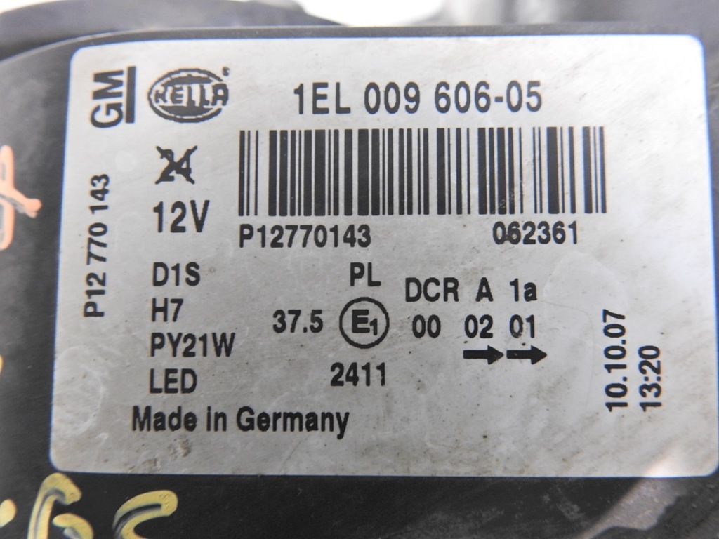 фото №12, Лампа ліва передня перед ксенон saab 9-3 ii lift