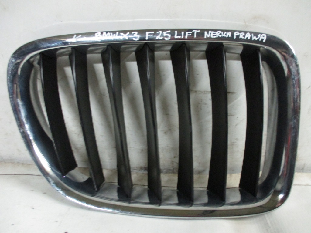 фото №6, Решітка радіатора, решітка радіатора, решітка радіатора правий bmw x3 f25 lift