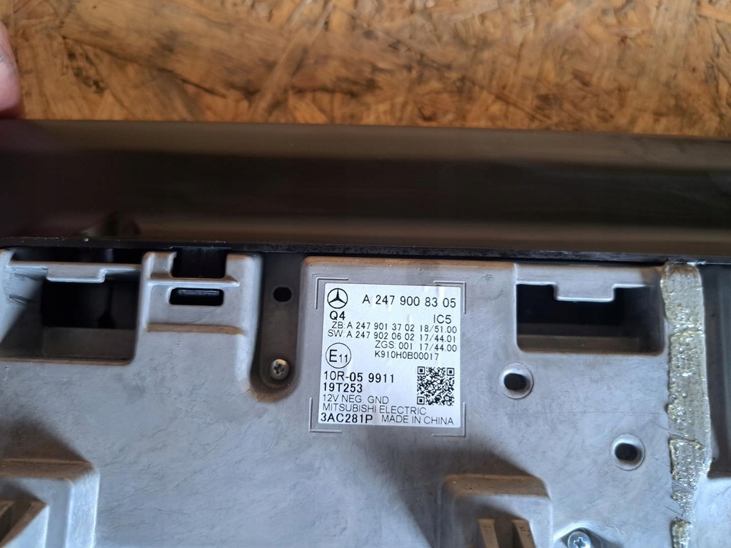 фото №10, Mercedes w247 b-klasa лічильник дисплей europa