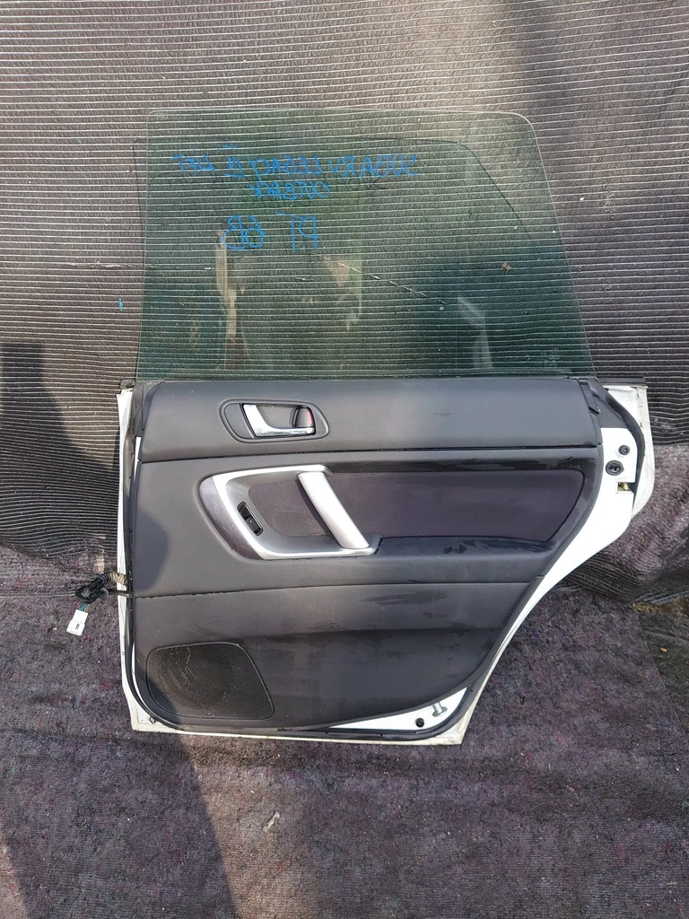 фото №10, Дверь правое задние правый задняя subaru outback iii 03-09 цвет 37j белый perłaa